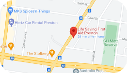 Life saving first aid Preston location